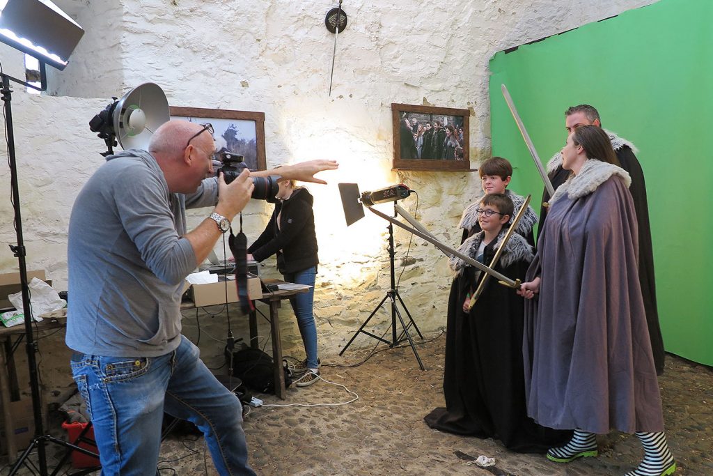 Behind the scenes